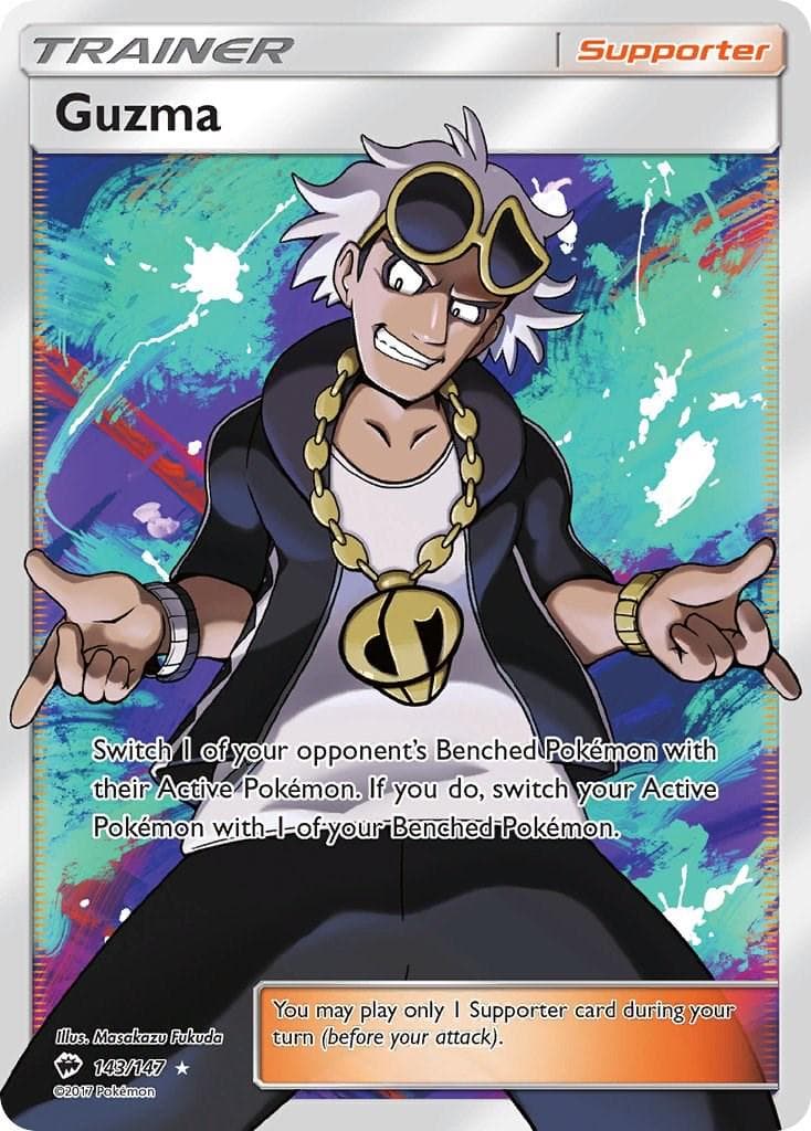 Guzma #143 — Pokemon Burning Shadows