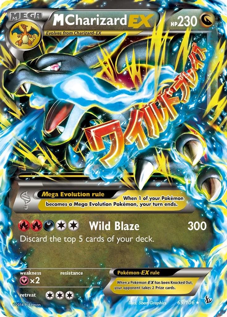 M Charizard EX #69 — Pokemon Flashfire