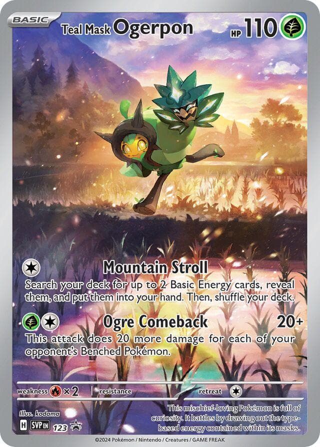 Teal Mask Ogerpon #123 — Pokemon Promo