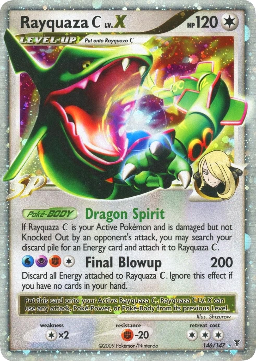 Rayquaza C LV. X #146 — Pokemon Supreme Victors
