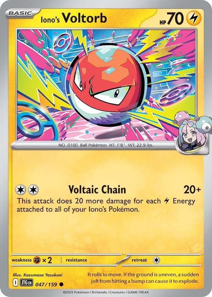 Iono's Voltorb #47 — Pokemon Journey Together