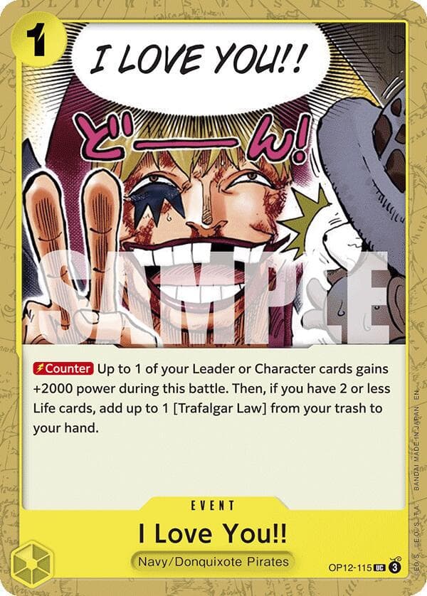 I Love You!! OP12-115 — One Piece Legacy of the Master