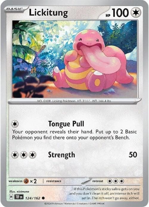 Lickitung #124 — Pokemon Temporal Forces