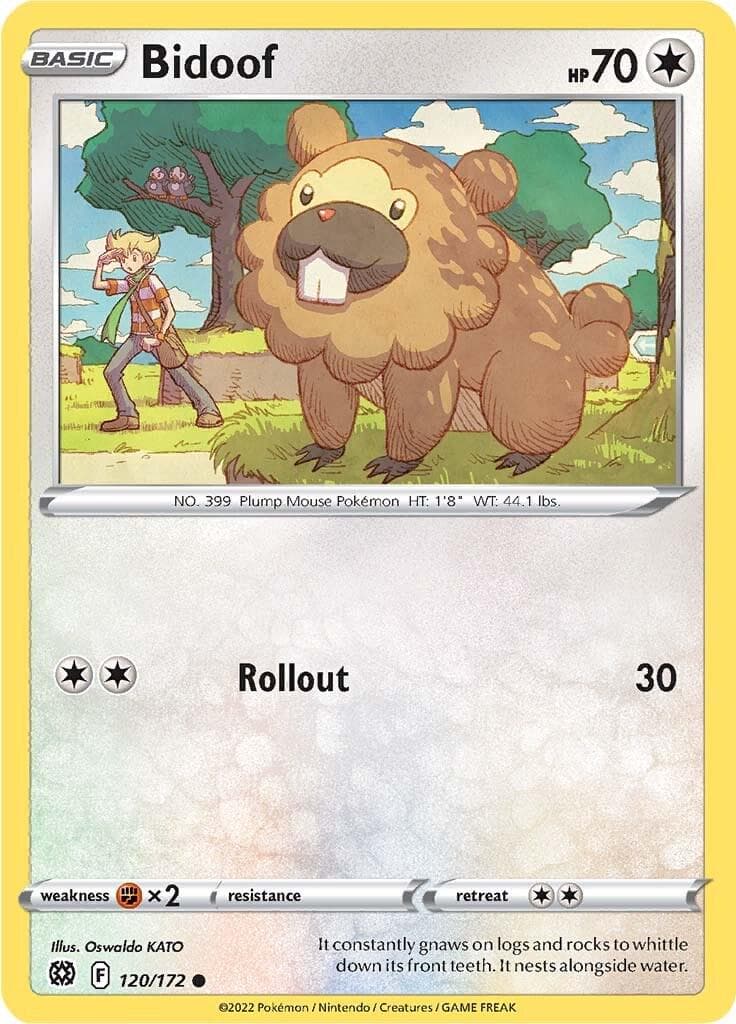 Bidoof #120 — Pokemon Brilliant Stars