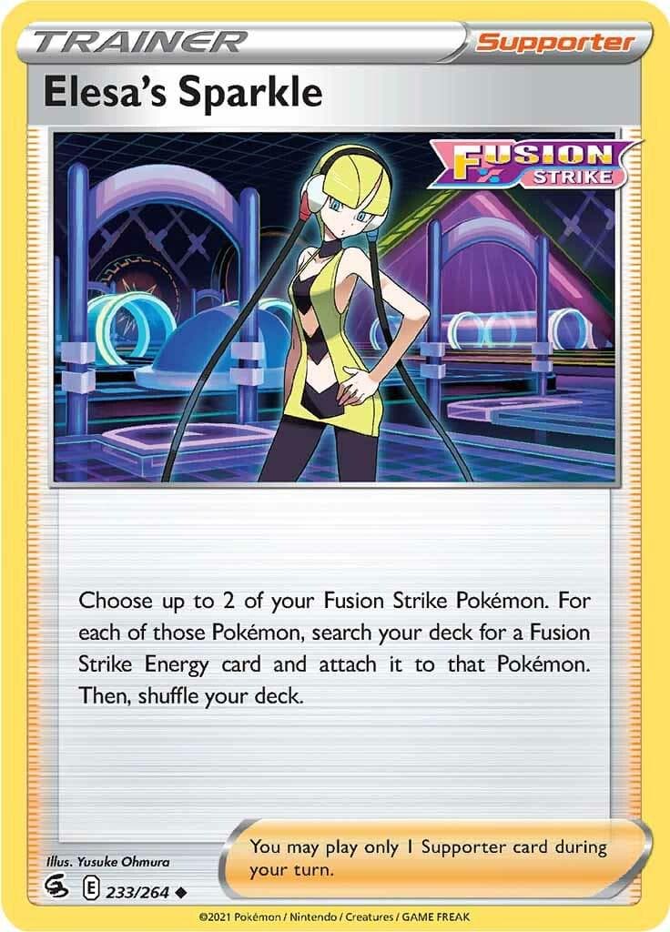 Elesa's Sparkle #233 — Pokemon Fusion Strike