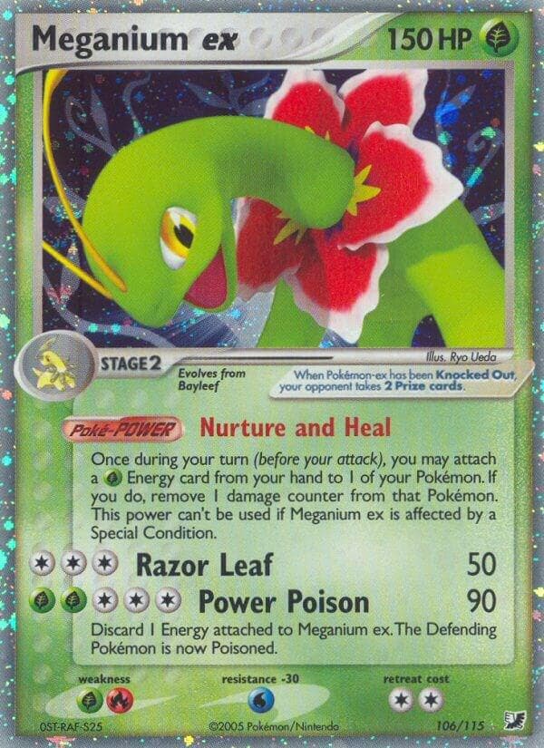 Meganium EX #106 — Pokemon Unseen Forces