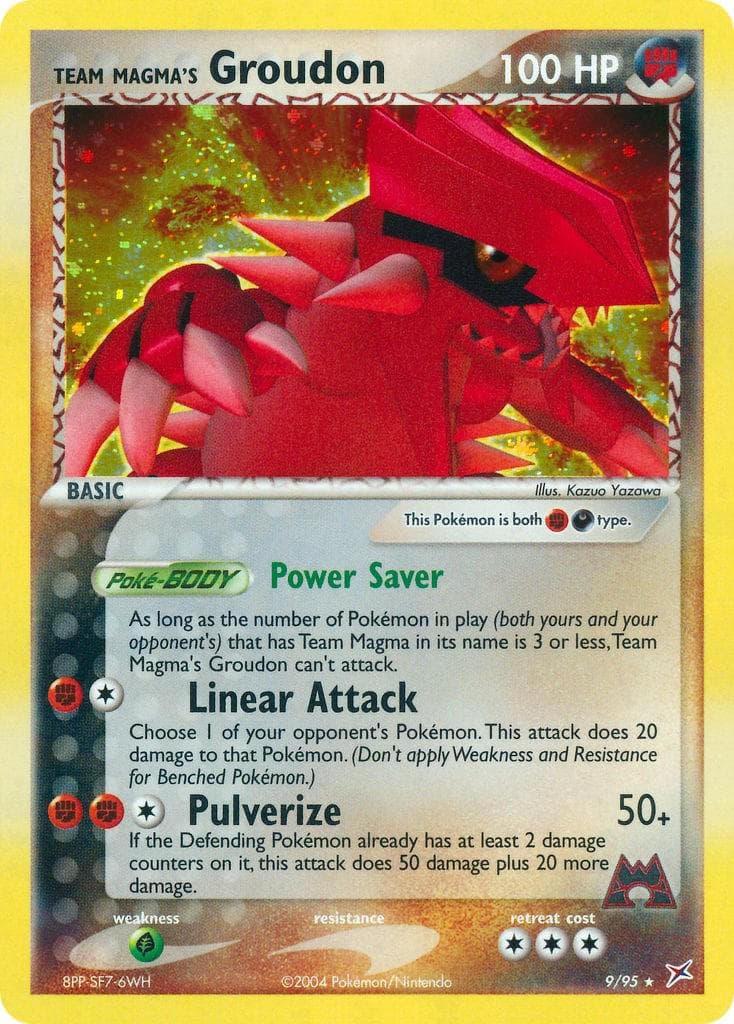 Groudon #9 — Pokemon Team Magma & Team Aqua