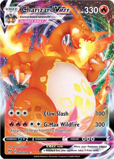 Charizard VMAX #20 — Pokemon Darkness Ablaze