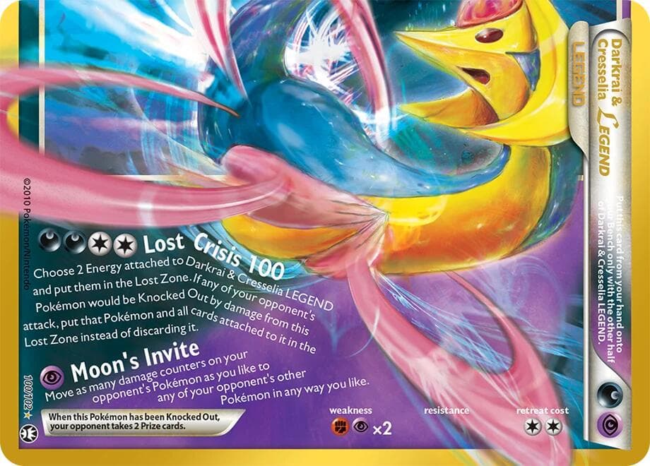 Darkrai & Cresselia Legend #100 — Pokemon 30th Celebration