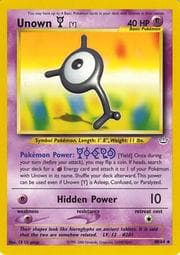 Unown Y #40 — Pokemon Neo Revelation