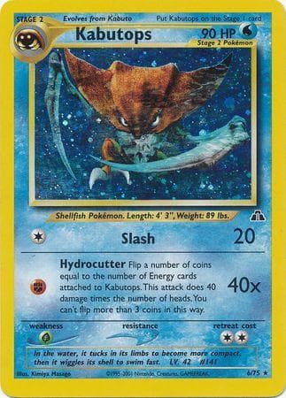 Kabutops #6 — Pokemon Neo Discovery