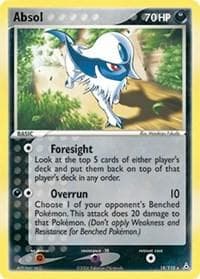 Absol #18 — Pokemon Holon Phantoms