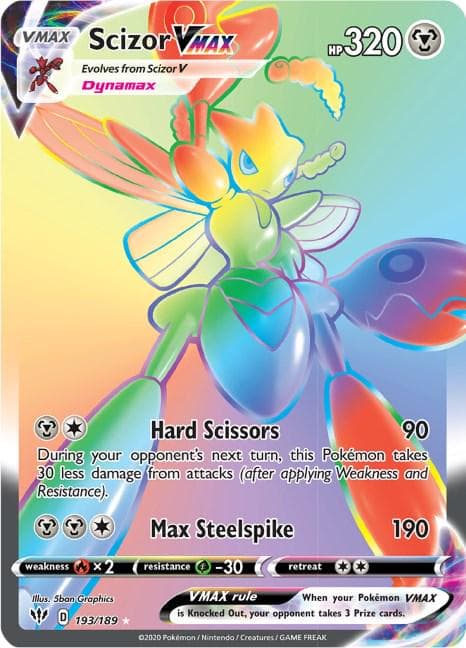 Scizor VMAX #193 — Pokemon Darkness Ablaze