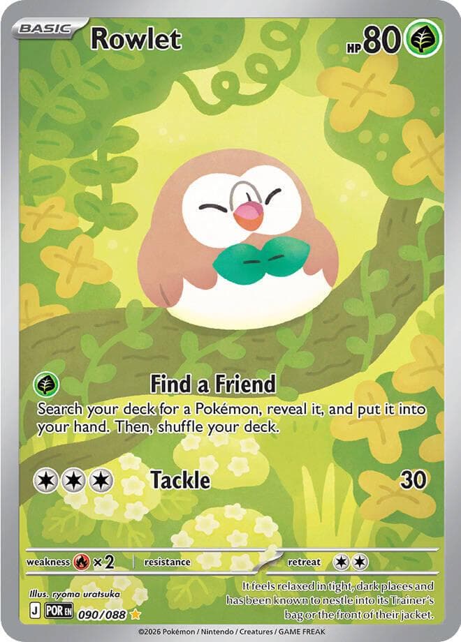Rowlet #90 — Pokemon Perfect Order