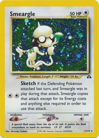 Smeargle #11 — Pokemon Neo Discovery