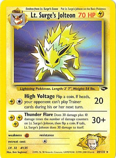Lt. Surge's Jolteon #28 — Pokemon Gym Challenge