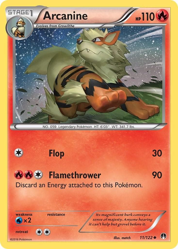 Arcanine #11 — Pokemon BREAKpoint