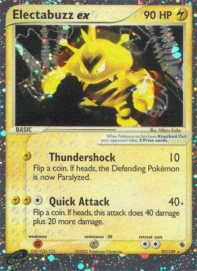 Electabuzz EX #97 — Pokemon Ruby & Sapphire