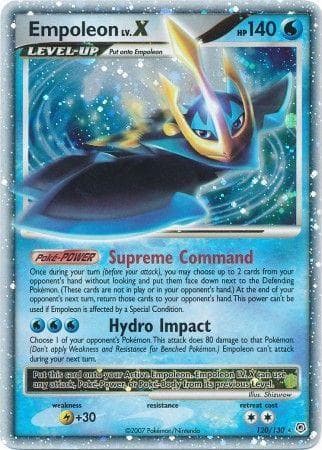 Empoleon LV. X #120 — Pokemon Diamond & Pearl