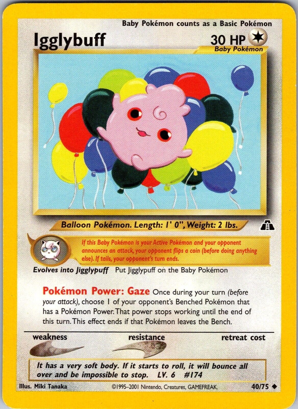 Igglybuff #40 — Pokemon Neo Discovery