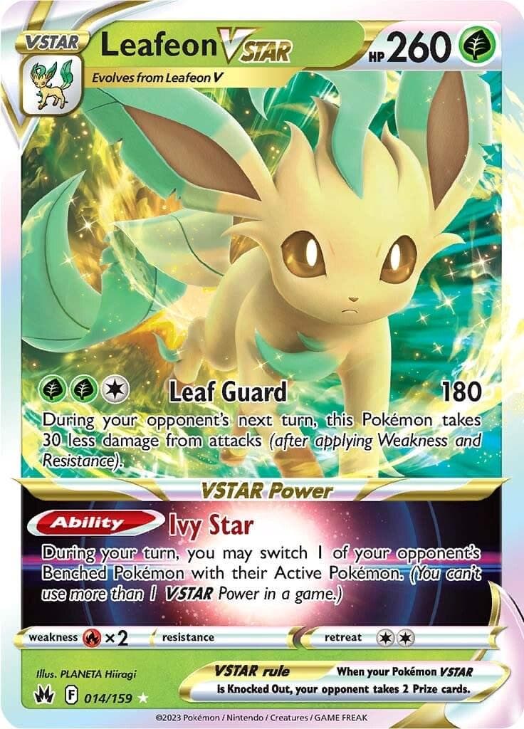 Leafeon VSTAR #14 — Pokemon Crown Zenith