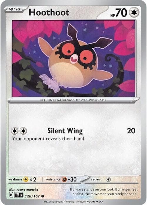Hoothoot #126 — Pokemon Temporal Forces