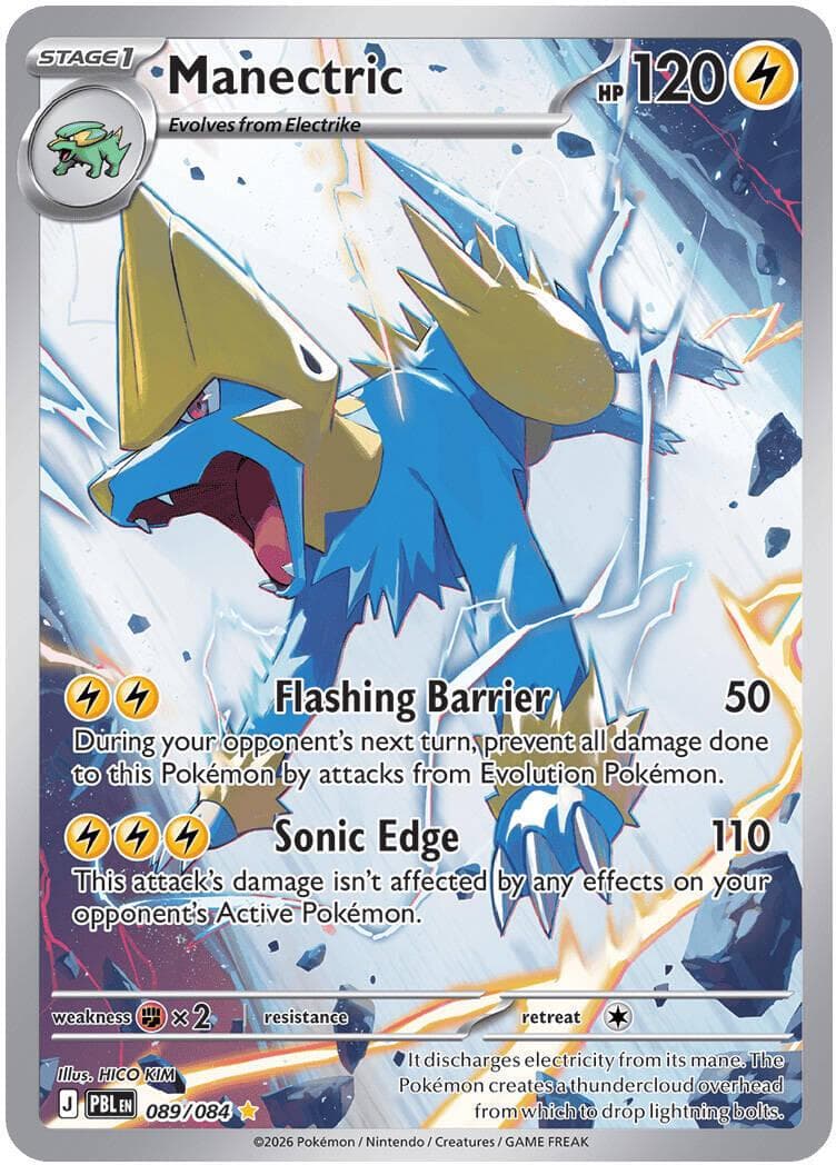 Manectric #89 — Pokemon Pitch Black