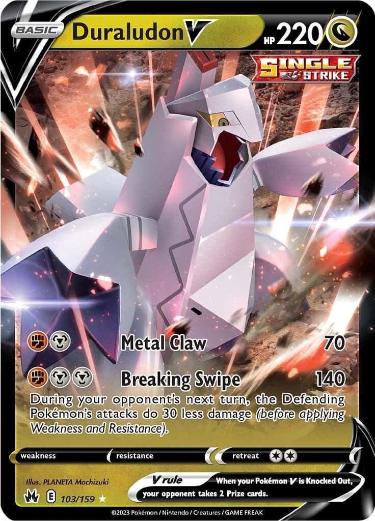 Duraludon V #103 — Pokemon Crown Zenith