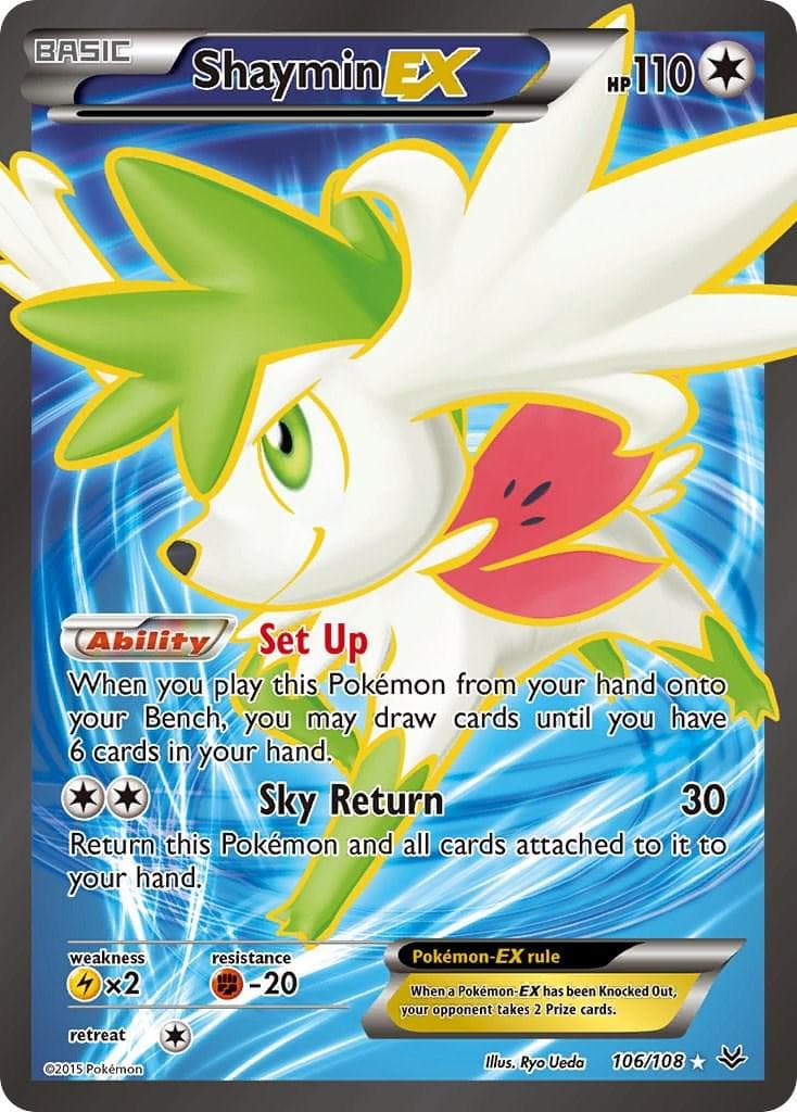 Shaymin EX #106 — Pokemon Roaring Skies