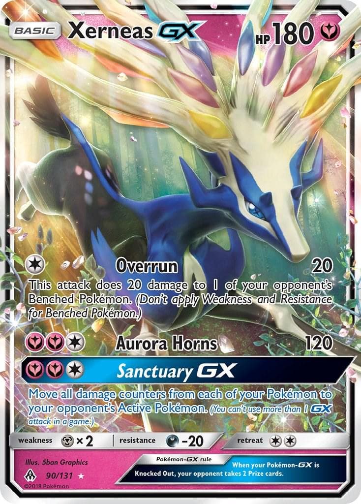 Xerneas-GX #90 — Pokemon Forbidden Light
