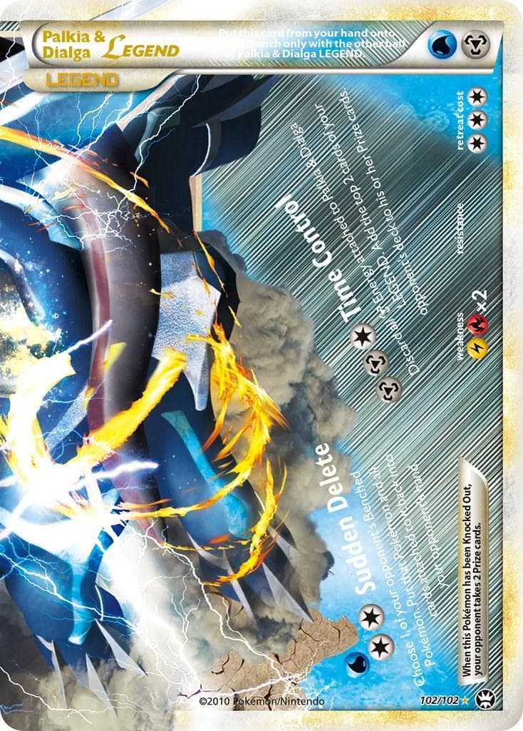 Palkia & Dialga LEGEND #102 — Pokemon Triumphant