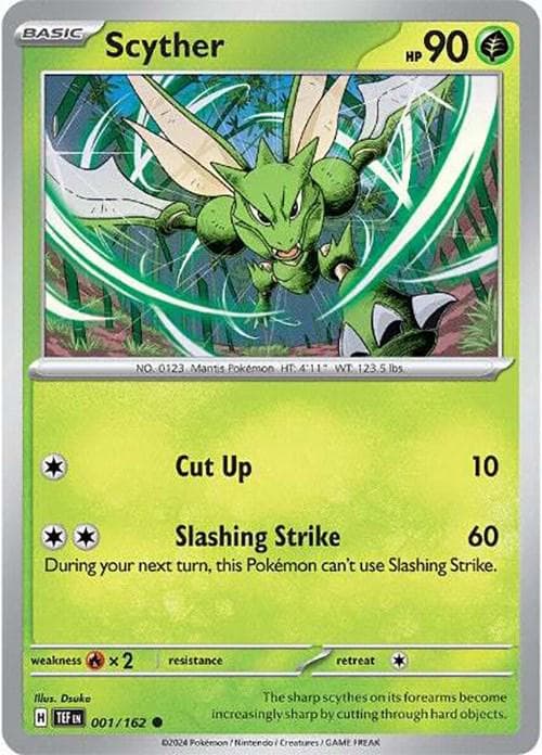 Scyther #1 — Pokemon Temporal Forces