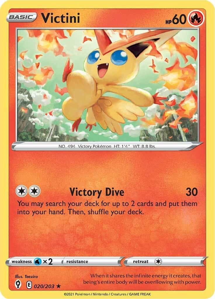 Victini #20 — Pokemon Evolving Skies