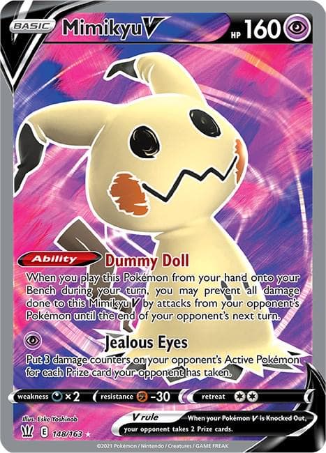 Mimikyu V #148 — Pokemon Battle Styles