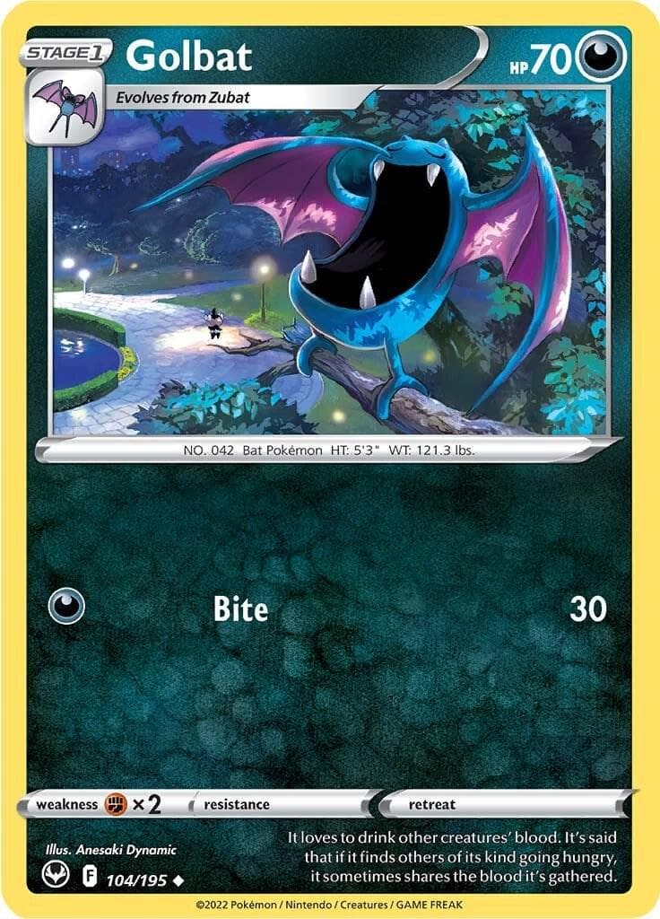 Golbat #104 — Pokemon Silver Tempest