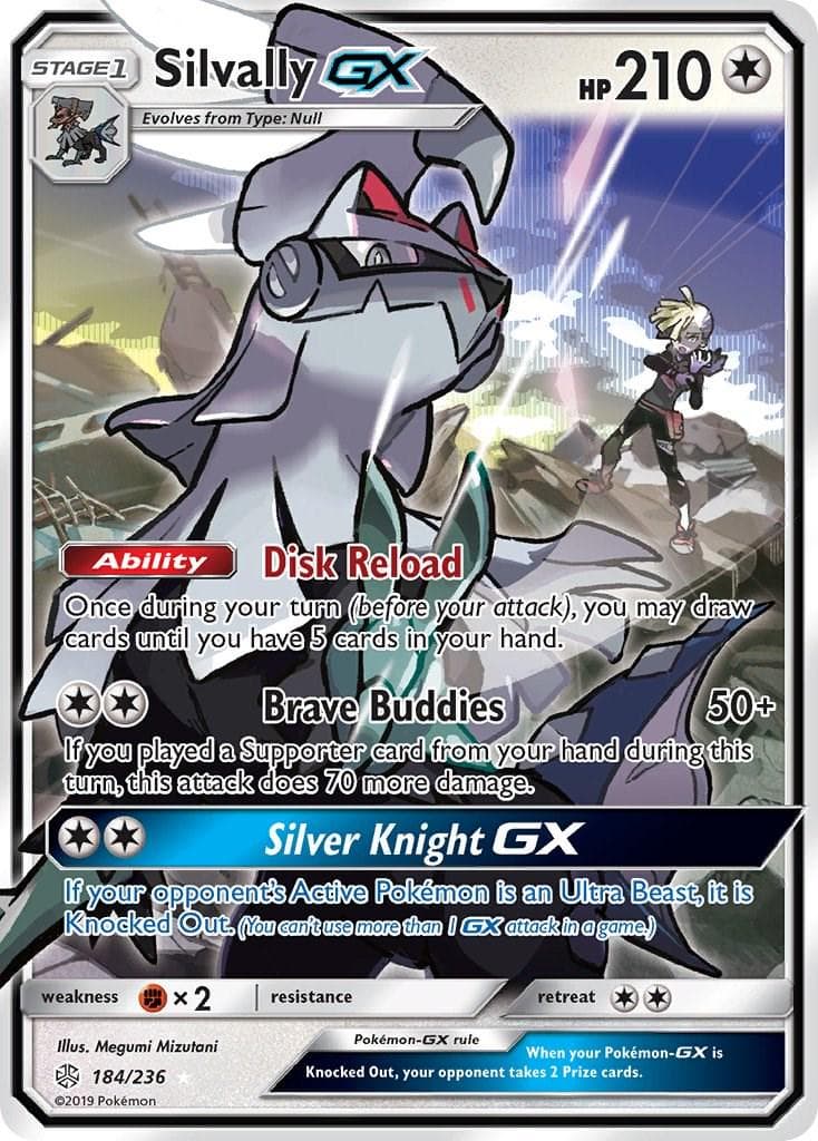 Silvally GX #184 — Pokemon Cosmic Eclipse