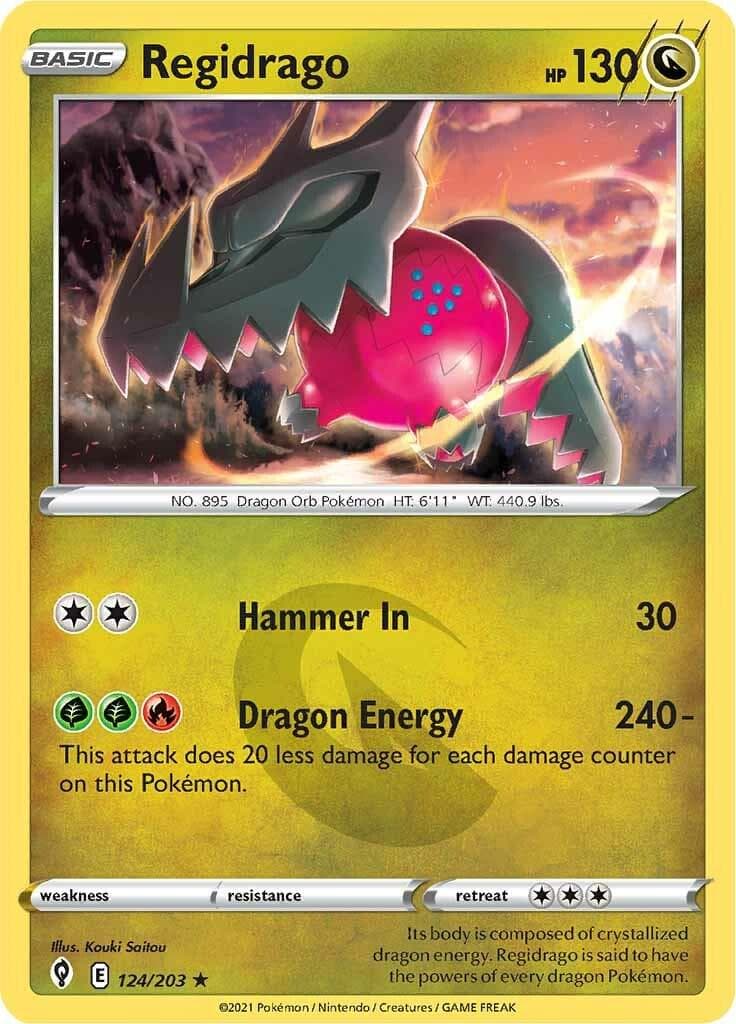Regidrago #124 — Pokemon Evolving Skies