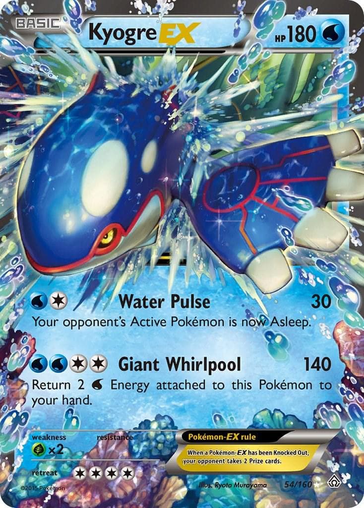 Kyogre EX #54 — Pokemon Primal Clash