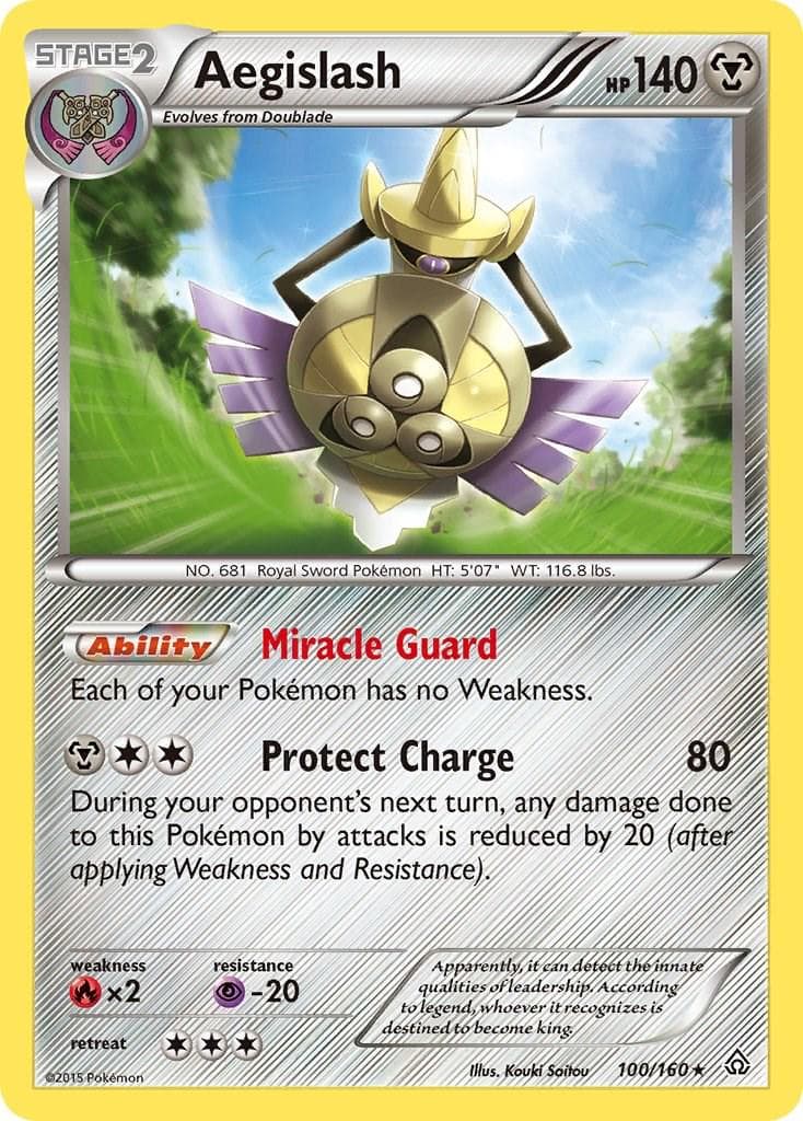 Aegislash #100 — Pokemon Primal Clash