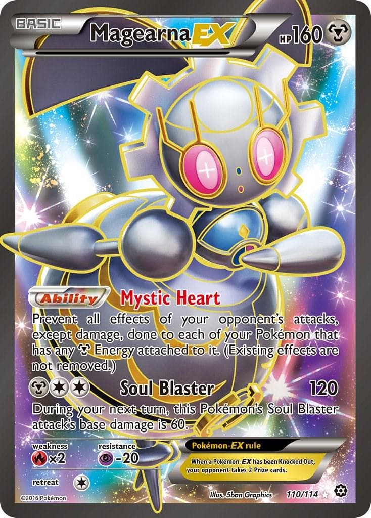Magearna EX #110 — Pokemon Steam Siege