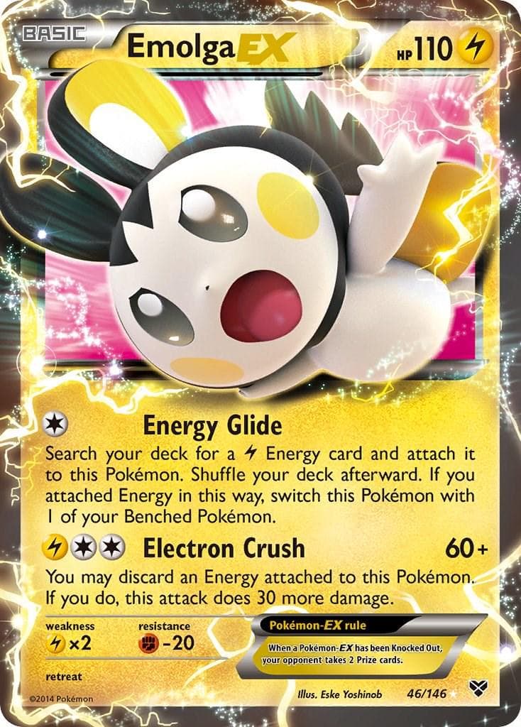 Emolga EX #46 — Pokemon XY