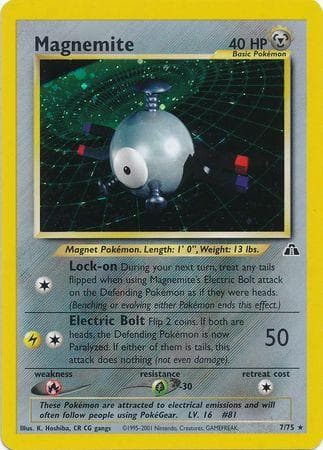 Magnemite #7 — Pokemon Neo Discovery