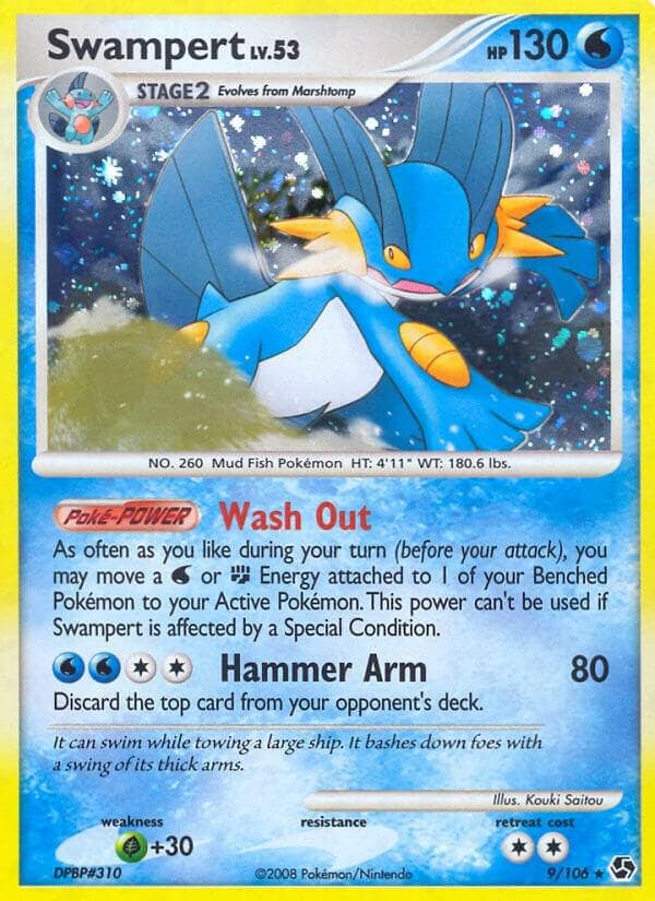 Swampert #9 — Pokemon Great Encounters