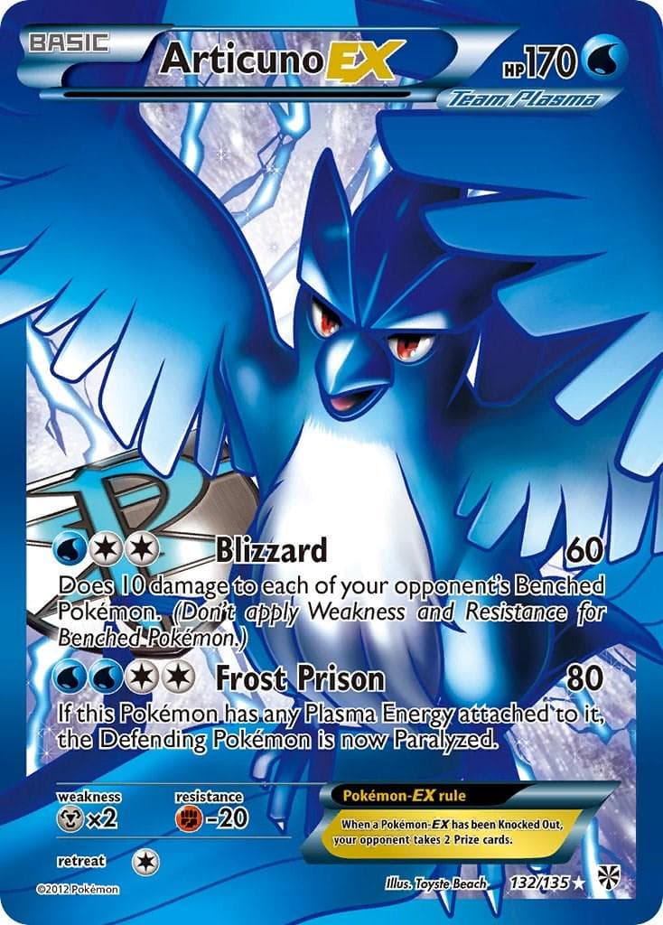 Articuno EX #132 — Pokemon Plasma Storm