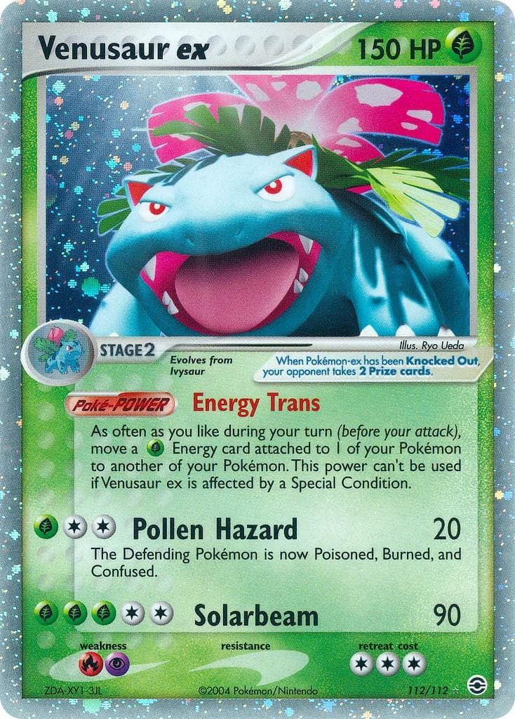 Venusaur EX #112 — Pokemon Fire Red & Leaf Green