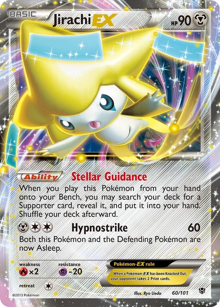 Jirachi EX #60 — Pokemon Plasma Blast