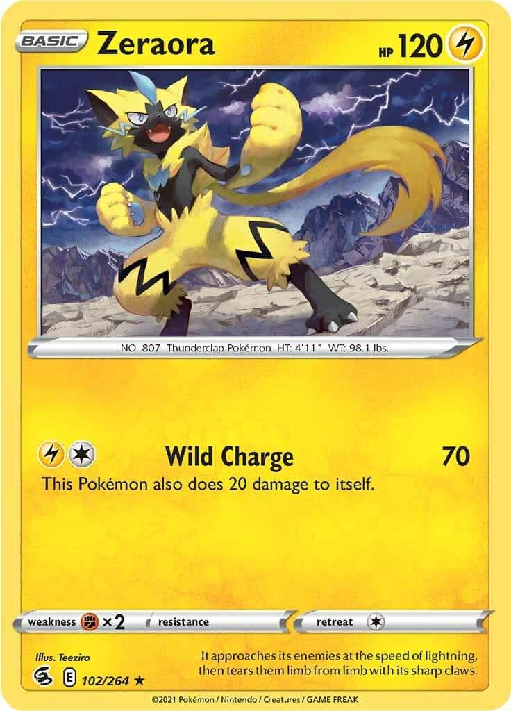 Zeraora #102 — Pokemon Fusion Strike