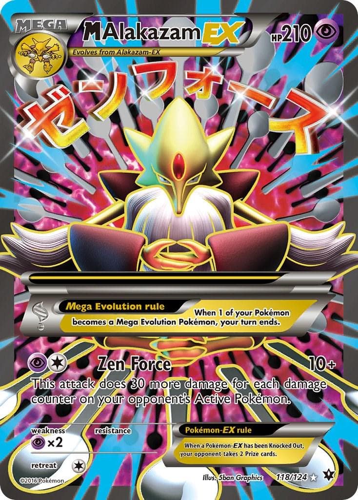 M Alakazam EX #118 — Pokemon Fates Collide