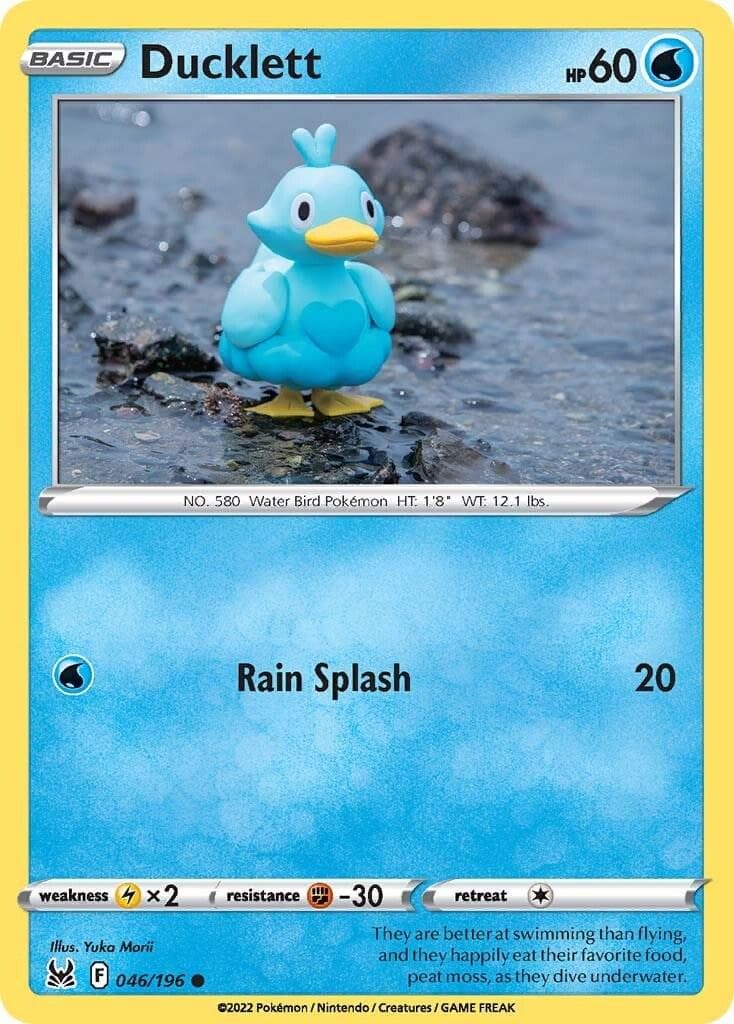 Ducklett #46 — Pokemon Lost Origin