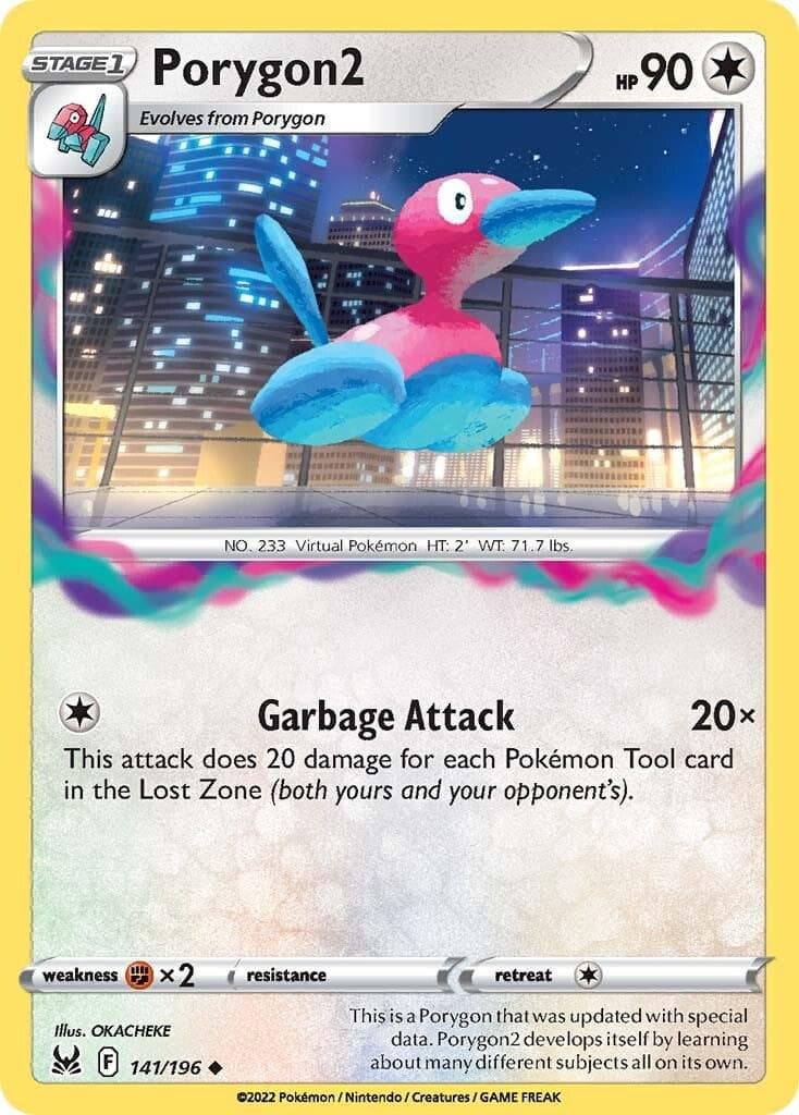 Porygon2 #141 — Pokemon Lost Origin